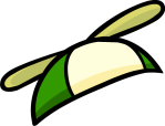 Green Propeller Cap