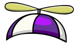 Purple Propeller Cap6